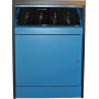 All State OCS200TRASH Office Coffee Stand w/ Trash Chute Blue