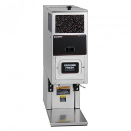 Bunn 05800.0003 G9T HD Tall Portion Control Coffee Grinder - Single Hopper