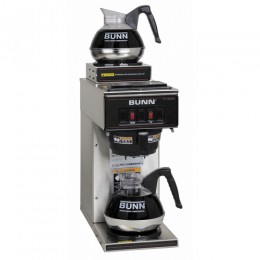 Bunn VP17-2 SS Low Profile Pourover Coffee Brewer w/ 2 Warmers
