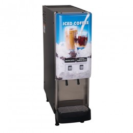 Bunn 37900.0009 JDF-2S 2 Flavor Cold Beverage Iced Coffee Dispenser Lit Door