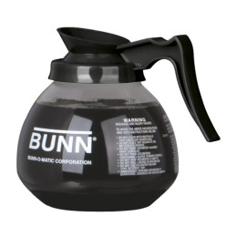 Bunn 42400.0024 Glass Decanter 64oz Black  24CS