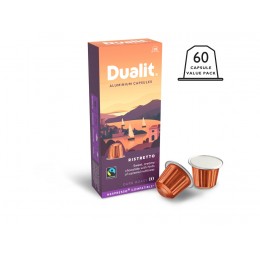Dualit and Nespresso Compatible 15886 Ristretto Aluminum Capsules 100 Pack