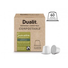 Dualit and Nespresso Compatible15896 NX Sumatra Mandheling Capsules 60 Pack