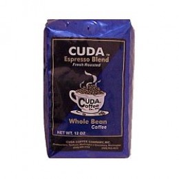 Cuda Coffee Espresso Blend Fresh Roasted Gourmet 1lb