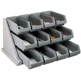 Cambro Versa Condiment Organizer Rack 12 Bins