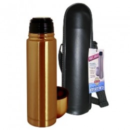 Stainless Steel Thermal Bottle w/Carry Case Bronze