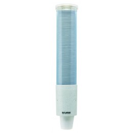 Blue/White Plastic Cup Dispenser 3 to 4.5 oz. cups / 3 to 5 oz. cones