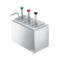 Server Insulated Bar w/ 3 Stainless Steel Pumps