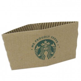 Starbucks 11020575 We Proudly Serve Hot Cup Sleeves, 1380 Total