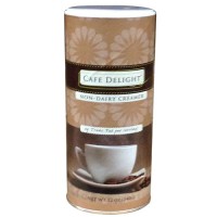Diamond Crystal Cafe Delight Creamer Non Dairy Canister 12 oz Each Pack, 24 Packs Total