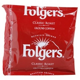 Folgers Classic Roast Regular Singles, 1.5 oz Each, 42 Units Total